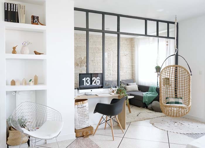 LEMONBE-Dividió dos habitaciones y creó un área de trabajo de la nada-01